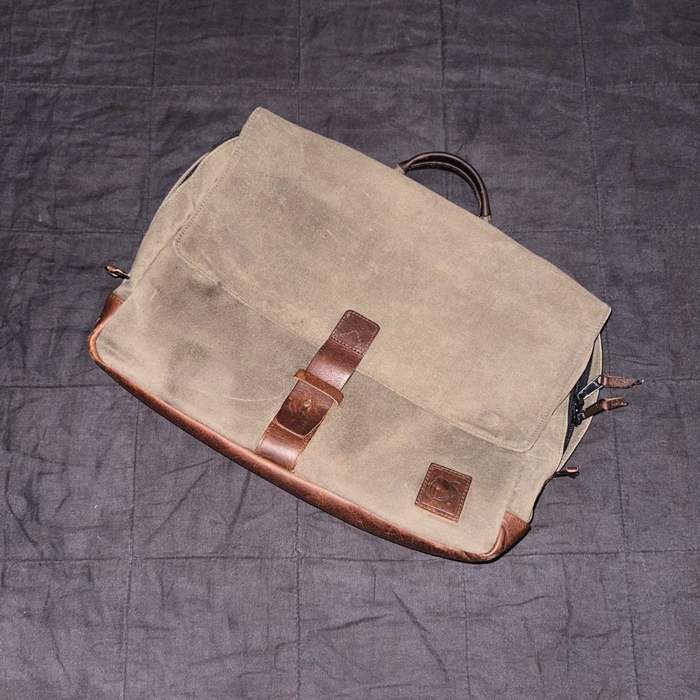 Nutsac TacSac 15 Waxed Canvas Satchel Bag